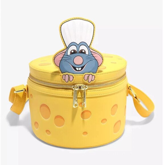 Loungefly Handbags - Disney Pixar Loungefly Ratatouille Remy Scented Cross Body Bag Purse Cheese